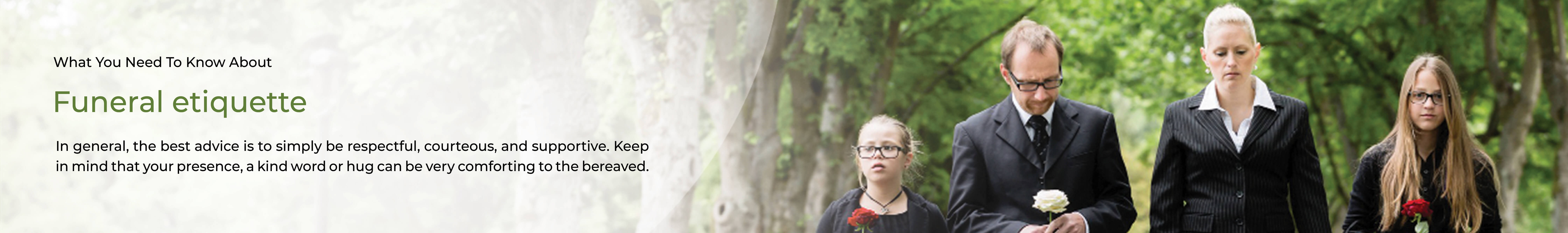 Funeral etiqutte