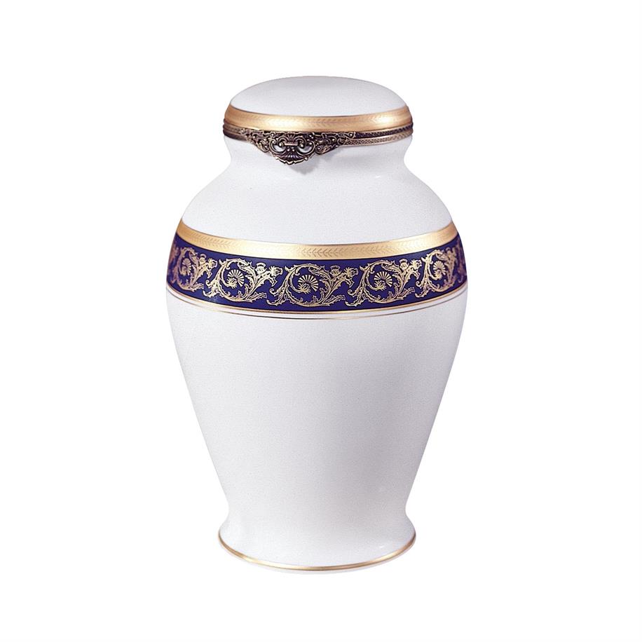 Limoges porcelain cremation urn