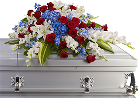 Patriot Casket Spray