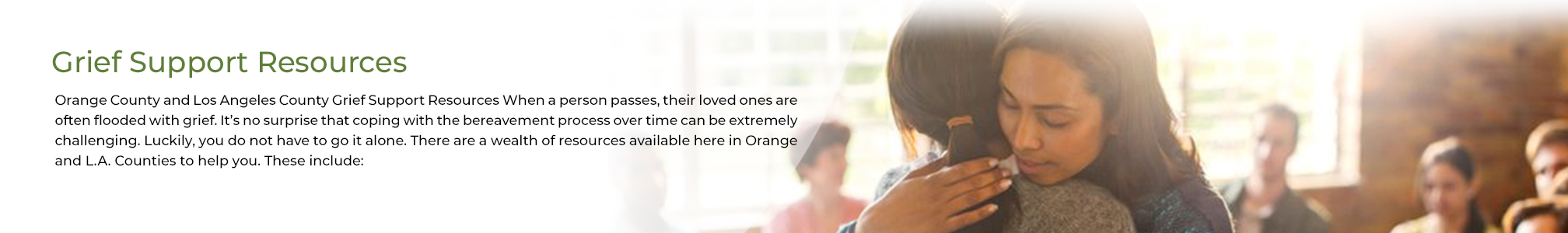 Grief support resources