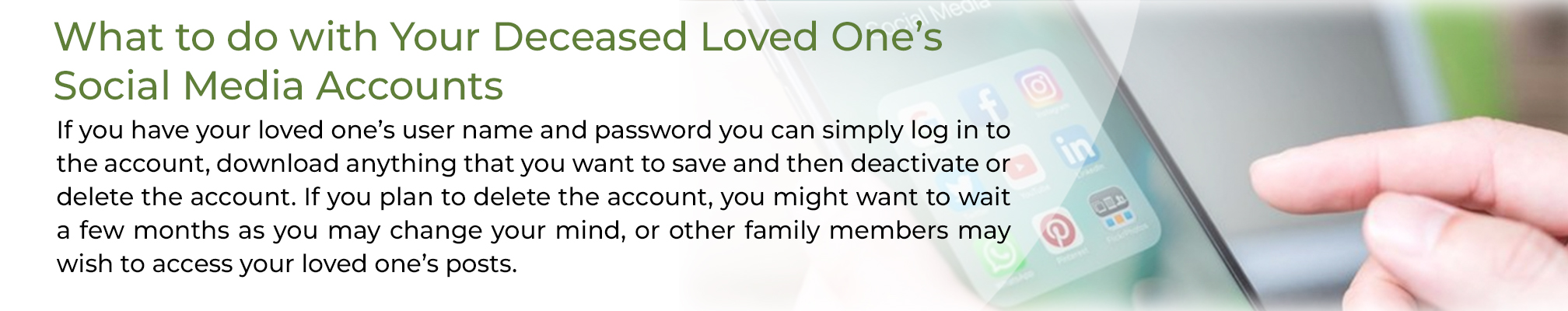 What to-do with your deceased mobile