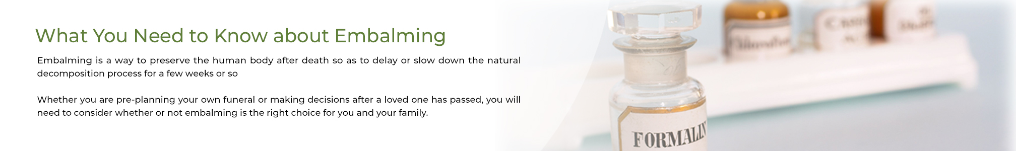 What you need to know about embalming